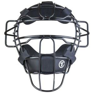 야구 및 소프트볼용 태그 울트라 프로 스타일 포수 심판 마스크(블랙)