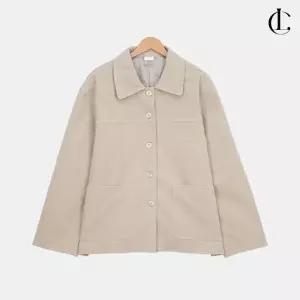 엘케이트 여성 봄 스웨이드 초어 오버사이즈 박스 셔츠 자켓 LBAU002