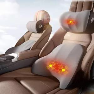 허리 마사지기 차량용 안마기 진동 무선 온열 지압 어깨 복부 힐링 릴렉스 세트