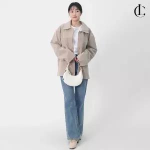 엘케이트 여자 봄 스웨이드 초어 오버사이즈 박스 셔츠 자켓 LBAU002