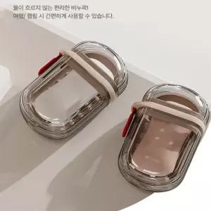 투명 휴대용 비누곽 휴대용세수비누곽케이스 휴대용비누통케이스 비누보관함