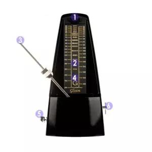 메트로놈 조율기 수동 악기 소품 뮤지션 필수 아이템 avH7+3SUd