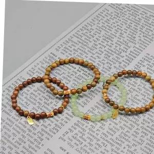 원목 불교 합장주 염주 손목단주 손목 미니염주 나무 목단주 소원단주