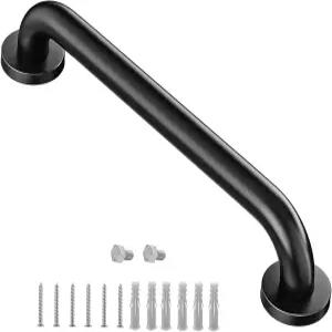 욕조 및 샤워용 샤워 그랩 바 스테인리스 핸디캡 욕실용 미끄럼 방지 안전 최대 500파운드 12인치 L x