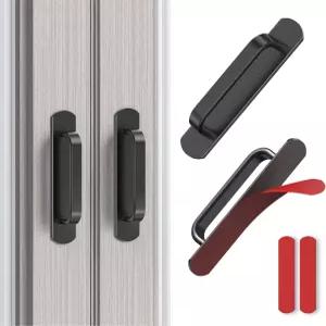 믹시지고즈 2팩 5.7인치 접착 캐비닛 손잡이 - 옷장 서랍 냉장고용 도어 푸시 풀에 드릴 스틱 없음 강력한