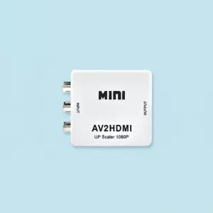 AV to HDMI 컨버터 HD-V03 3RCA 변환 젠더 1080P 고화질 KC인증 구형 게임기 연결