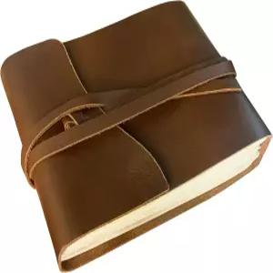 가죽 사진 앨범 - 4x6 100장의 보유 오버사이즈 바운드 스크랩북 기념일 결혼식을 위한 수공예