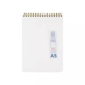 상철 옥스포드 A5 80매 무지 스프링 노트 밀크PP