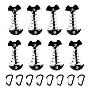 텐트 타프 고정팩 세트 8개 스프링형