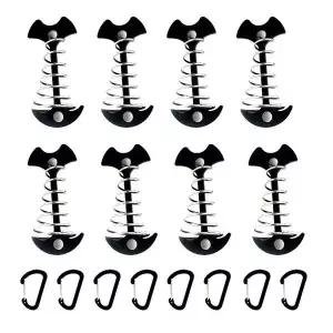 텐트 타프 고정팩 세트 8개 스프링형