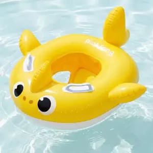 핑크퐁 아기상어 보행기 튜브 폭신한 쿠션형 아동 물놀이 튜브