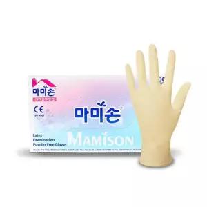 마미손 명진 라텍스 니트릴 장갑 100매 소 중 대 YLH7+2pKF