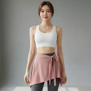 [하프클럽/셀러허브_여성트랜드패션]여자 사계절 애슬레저 힙커버 스커트