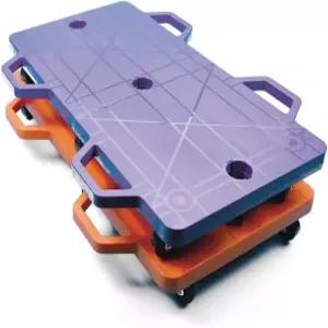 오렌지/퍼플 스펙트럼 2인용 스쿠터 세트 Pk2