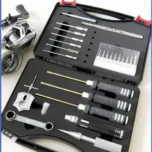 최강 분해 릴정비 낚시 공구 세트 튜닝 신형 수리키트 낚싯대