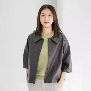 엄마옷 마담4060 루모스버튼레더자켓 중년여성 데일리 자켓 -RJK2602017-