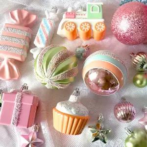 크리스마스 트리 장식 오너먼트 캔디세트 80PCS luy7+8hGp