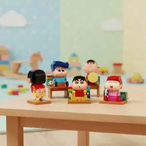 킵플레이 짱구는못말려 블럭 장난감 피규어 조립 짱구 유리 철수 맹구 캐릭터 친구들 DIY