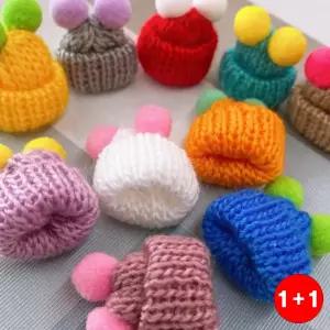 선인장 장식 데코 기타원예용품 화분 스투키모자 니트 모자 원예인테리어 (2배 배송 1+1)