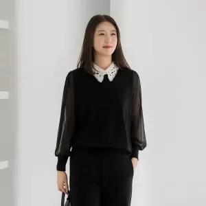 [마담4060]엄마옷 마담4060 쉬폰레이스카라블라우스 중년여성 블라우스 -RBL2602022-..