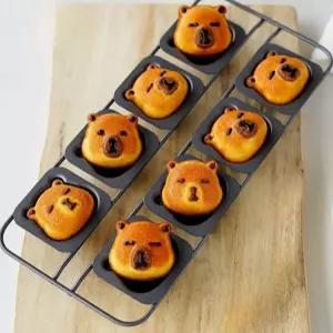 마들렌 틀 케이크 파운드 홈 8구 휘낭시에 몰드 베이킹