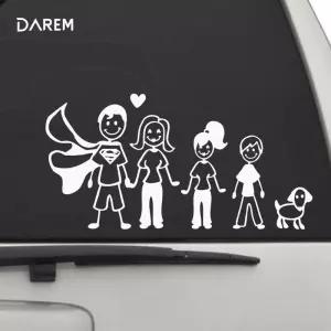 다름S 해피패밀리 차량용 스티커 / DIY 자동차 주유구 kDU5+9eZG