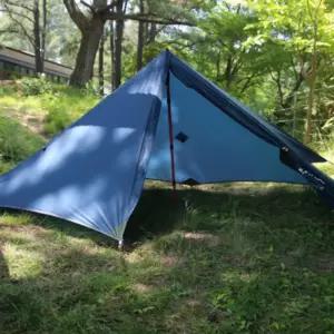 백패킹 쉘터 텐트 경량 바람막이 비박 보온 천막 ISS7+6Ioi