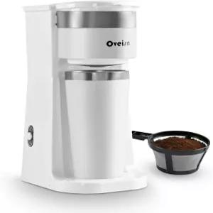 오베인 커피 메이커 1인분과 화이트