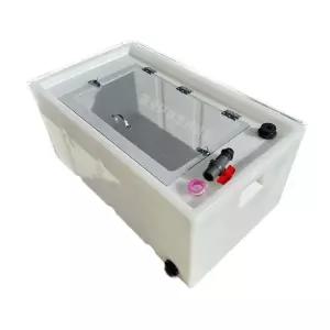 활어통 물고기통 대형 뚜껑 플라스틱 사각물탱크 운반 상자 다용도 수조