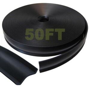 [미국배송] 실박시스 1인치 RV 비닐 트림 몰딩 인서트 - 50피트 나사 커버 고무 풍화 제거 외부 UV 저항 코너 레인 거터 및 트레일러 캠핑카용 루프 엣지