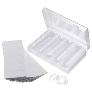 코인보관함 동전 케이스 수집 100pcs 상자 캡슐 취미 hSV8+3nNm