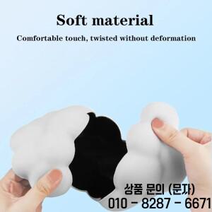 클라우드 손목 받침대 키보드 메모리 폼 마우스 매트 미끄럼 방지 핸들 패드 인체 공학적