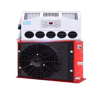 굴삭기 에어컨 무시동 차량용 지게차 캠핑용 레드 천장형 캠핑카 일체형 트럭 냉방기