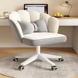 네일샵 의자 리본 북유럽 카페 철재 헤어숍 업소용 리본의자 등받이 원형 인테리어 핑크