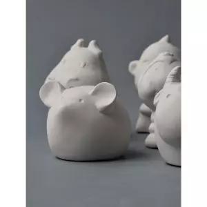 도자기 석고몰드 십이지신 캐릭터 동물 석고 석고틀 공방