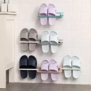 접이식 욕실 화장실 슬리퍼 실내화 걸이 행거 거치대 손님 정리함 슈즈랙