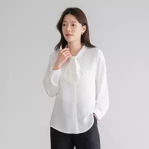 [마담4060]엄마옷 마담4060 리본타이진주블라우스 중년여성 데일리 블라우스 -RBL2602024-