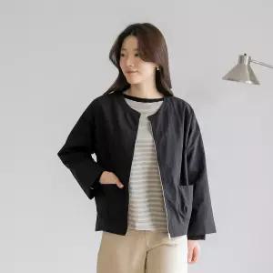 [마담4060]엄마옷 마담4060 노카라집업자켓 중년여성 데일리 자켓 -RJK2602020-