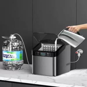 소형 제빙기 얼음 자동세척 아이스 제빙 얼음만드는기계 업소용 휴대용 캠핑 스 영업용