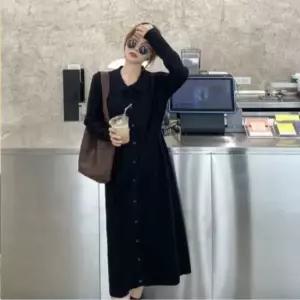 BS 컴포트 핏 랩 니트 롱원피스 SWC-1006362 데이트룩 오피스룩 하객룩 데일리룩