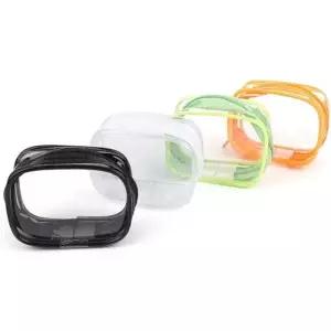 지퍼형 미니 사각 투명 보관 케이스 파우치 지퍼형소품보관함 투명소지품정리함 휴대용투명케이스