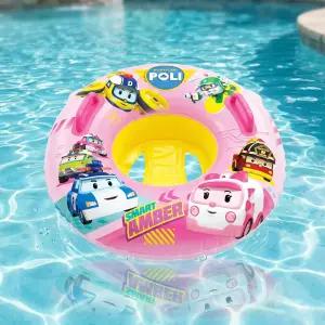 로보카폴리 엠버 안전 손잡이 베이직 쿠션 보행기 튜브 물놀이용품
