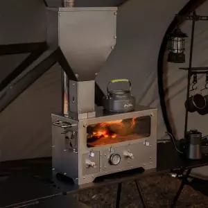 펠릿 화목난로 연통 야외 글램핑 캠핑 장작 불멍 정원