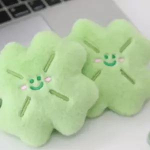 행운의 네잎클로버 핫팩인형 모찌타운 캐릭터 손난로