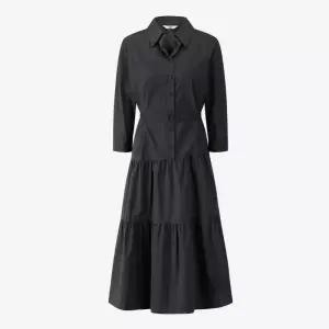 [롯데백화점]씨씨콜렉트 셔츠카라 셔링 플레어 원피스 C253MSE006