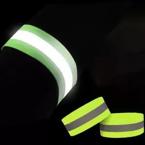 안전 야광 밴드 형광 야간 팔찌 안전 반사 밴드 성인반사 스트랩 자전거 어린이 운동 세트 팔목 조깅 러닝
