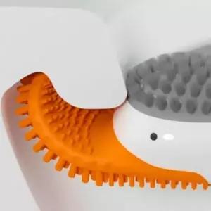 (색상 오리변기솔-화이트)EA 실리콘 변기 청소솔 오리형 욕실 청소도구