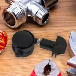 유모차 바퀴 힐 타이어 4Pcs 교체용 바퀴유모차용 헤비 듀티 철 플라스틱 캐스터 휠 사무실용 간편 설치 잠