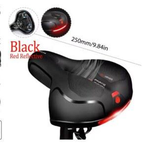 뒷자리 MTB 산악 도로 자전거용 방수 시트 이중 충격 흡수 편안하고 자전거 새들 쿠션