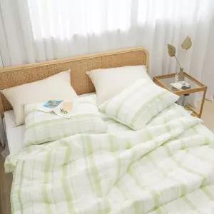 간절기 여름 SS 시어서커 샤브레 올리브 이불베개세트 잠트리 그린 침구